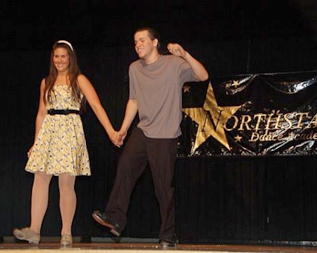 Dancing duet at Northstar Dance Academy