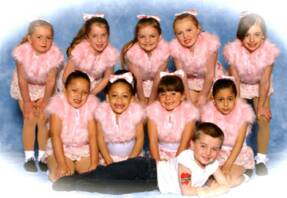 Kids having fun during one of our dance classes